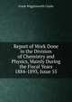 Report of Work Done in the Division of Chemistry and Physics, Mainly During the Fiscal Years 1884-1893, Issue 55, Frank Wigglesworth Clarke 