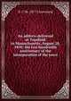 An address delivered at Topsfield in Massachusetts, August 28, 1850: the two hundredth anniversary of the incorporation of the town, N 1796-1877 Cleaveland 
