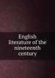 English literature of the nineteenth century, 