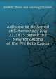 A discourse delivered at Schenectady July 22, 1823 before the New York Alpha of the Phi Beta Kappa, DeWitt [from old catalog] Clinton 