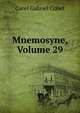 Mnemosyne, Volume 29, Carel Gabriel Cobet 
