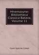 Mnemosyne: Bibliotheca Classica Batava, Volume 11, Carel Gabriel Cobet 