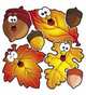 Accent Punch-Outs Autumn Leaves & Acorns (54 pieces), 