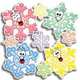 TEACHERS FRIEND TF-3261 ACCENT PUNCH-OUTS COLORFUL SNOWFL.-ACCENT PUNCH-OUTS COLORFUL SNOWFL., 