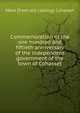 Commemoration of the one hundred and fiftieth anniversary of the independent government of the town of Cohasset, Mass [from old catalog] Cohasset 