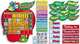 Apple Time! Calendar Bulletin Board (146 pieces), Scholastic 