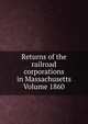 Returns of the railroad corporations in Massachusetts Volume 1860, 