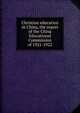 Christian education in China, the report of the China Educational Commission of 1921-1922, 