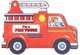 I Am a Fire Truck (shaped board book), Et Josephine Page 
