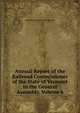 Annual Report of the Railroad Commissioner of the State of Vermont to the General Assembly, Volume 6, Vermont Railroad Commissioner 