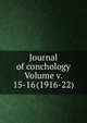 Journal of conchology Volume v. 15-16 (1916-22), 