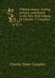 Tribune essays; leading articles contributed to the New York tribune by Charles T. Congdon;, Charles Taber Congdon 