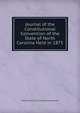 Journal of the Constitutional Convention of the State of North Carolina Held in 1875, North Carolina. Constitution Convention 