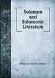 Solomon and Solomonic Literature, Moncure Daniel Conway 