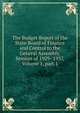 The Budget Report of the State Board of Finance and Control to the General Assembly, Session of 1929- 1937, Volume 1, part 1, 
