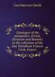 Catalogue of the antiquities: (Greek, Etruscan and Roman) in the collection of the late Wyndham Francis Cook, Esqure, Cecil Harcourt Smith 