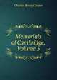 Memorials of Cambridge, Volume 3, Charles Henry Cooper 