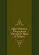 Representative Biographies Of English Men Of Letters;, 