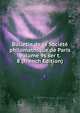 Bulletin de la Societe philomathique de Paris Volume 9s ser t. 8 (French Edition), 