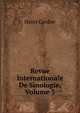 Revue Internationale De Sinologie, Volume 3, Henri Cordier 