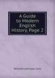A Guide to Modern English History, Page 2, William Johnson Cory 