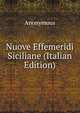 Nuove Effemeridi Siciliane (Italian Edition), Anonymous 