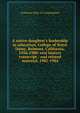 A native daughter's leadership in education, College of Notre Dame, Belmont, California, 1956-1980: oral history transcript / and related material, 1982-1984, Catharine Julie. ive Cunningham 