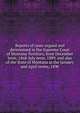 Reports of cases argued and determined in the Supreme Court of Montana Territory, from December term, 1868-July term, 1889, and also of the State of Montana at the January and April terms, 1890, 