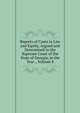 Reports of Cases in Law and Equity, Argued and Determined in the Supreme Court of the State of Georgia, in the Year ., Volume 8, 