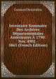 Inventaire Sommaire Des Archives Departementales Anterieures A 1790: Nos. 4902 - 5863 (French Edition), Gustave Desjardins 