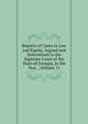 Reports of Cases in Law and Equity, Argued and Determined in the Supreme Court of the State of Georgia, in the Year ., Volume 11, 