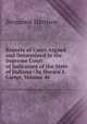 Reports of Cases Argued and Determined in the Supreme Court of Judicature of the State of Indiana / by Horace E. Carter, Volume 46, Benjamin Harrison 