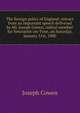 The foreign policy of England: extract from an important speech delivered by Mr. Joseph Cowen, radical member for Newcastle-on-Tyne, on Saturday, January 31st, 1880, Joseph Cowen 