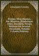 Poems: Miscellanies, the Mistress, Pindarique Odes, Davideis, Verses Written On Several Occasions, Volume 1 (Latin Edition), Abraham Cowley 