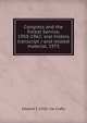 Congress and the Forest Service, 1950-1962: oral history transcript / and related material, 1975, Edward C 1910- ive Crafts 