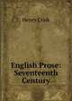 English Prose: Seventeenth Century, Henry Craik 