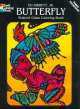 Butterfly Stained Glass Coloring Book, Sibbett Ed 