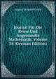 Journal Fur Die Reine Und Angewandte Mathematik, Volume 34 (German Edition), August Leopold Crelle 