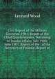 Civil Report of the Military Governor, 1901: Report of the Chief Quartermaster, Pertaining to Insular Affairs, July 1900-June 1901. Report of the . of the Secretary of Finance. Report of, Leonard Wood 