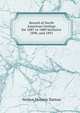 Record of North American Geology for 1887 to 1889 Inclusive 1890, and 1891, Nelson Horatio Darton 