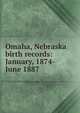 Omaha, Nebraska birth records: January, 1874-June 1887, 