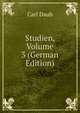 Studien, Volume 3 (German Edition), Carl Daub 