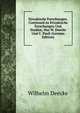Etruskische Forschungen. Continued As Etruskische Forschungen Und Studien, Von W. Deecke Und C. Pauli (German Edition), Wilhelm Deecke 