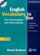 English Vocabulary in Use Pre-Intermediate and Intermediate. Third edition. Vocabulary reference and practice with answers + CD, Redman, Stuart 