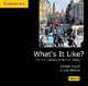 What's It Like? Audio CD, Joanne Collie 