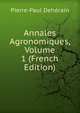 Annales Agronomiques, Volume 1 (French Edition), Pierre-Paul Deherain 