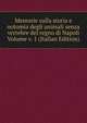Memorie sulla storia e notomia degli animali senza vertebre del regno di Napoli Volume v. 1 (Italian Edition), 