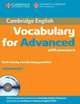 Cambridge English Vocabulary for Advanced (CAE) with Answers (+ Audio CD), Haines Simon 