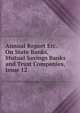 Annual Report Etc. On State Banks, Mutual Savings Banks and Trust Companies, Issue 12, 
