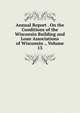 Annual Report . On the Conditions of the Wisconsin Building and Loan Associations of Wisconsin ., Volume 13, 